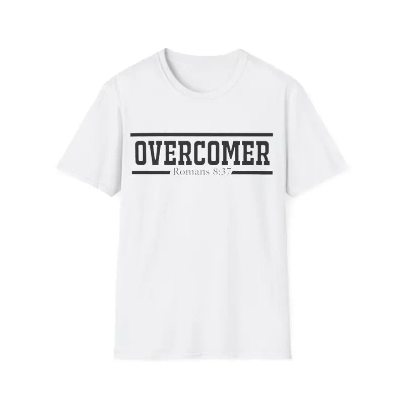 Christian T-Shirt Overcomer Jesus, Menswear Top, Womenswear Top Hoodie, Sweatshirt | CiraTrend.com