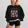 Christmas Bookish Tee, All Booked For Christmas Sweatshirt for Book Lovers - Pullover, Fabric Hoodie | CiraTrend.com