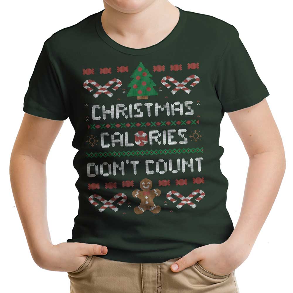 Christmas Calories Don't Count - Youth Apparel T-Shirts, Hoodie, Sweatshirt | CiraTrend.com (Image 3)