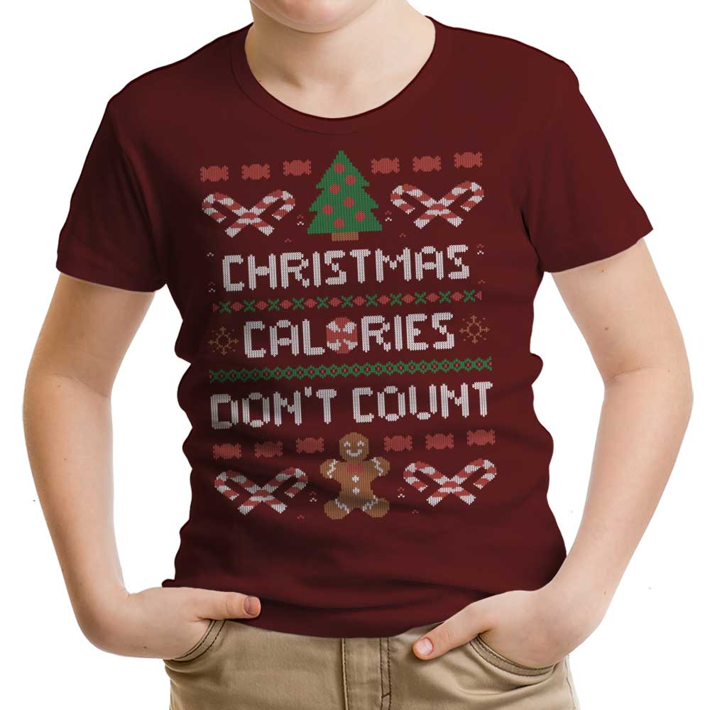 Christmas Calories Don't Count - Youth Apparel T-Shirts, Hoodie, Sweatshirt | CiraTrend.com (Image 4)