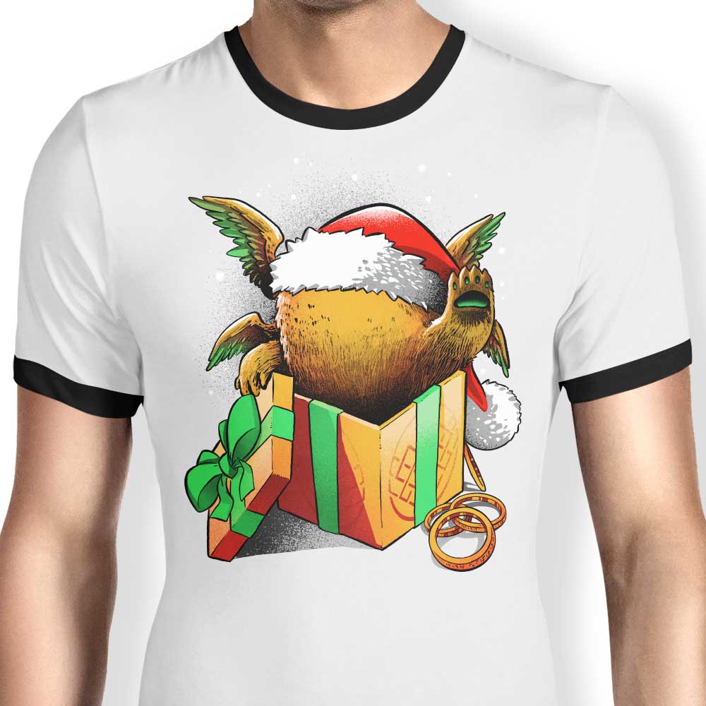 Christmas Chicken Pig - Ringer T-Shirt Hoodie, Sweatshirt | CiraTrend.com (Image 3)