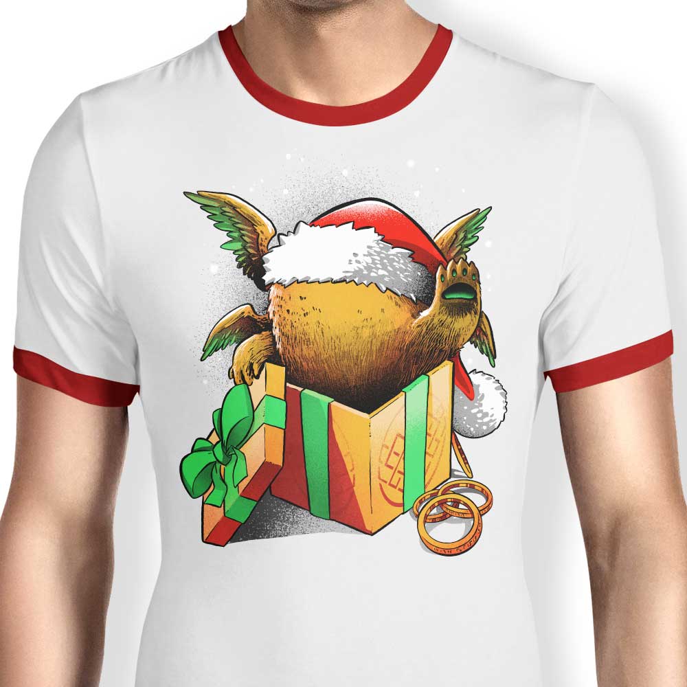 Christmas Chicken Pig - Ringer T-Shirt Hoodie, Sweatshirt | CiraTrend.com (Image 1)