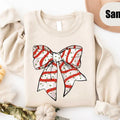 Christmas Coquette Shirt, Christmas Sweater, Christmas Bow Shirt, Holiday Sweatshirt, Merry Christmas Shirt, Xmas Shirt,...