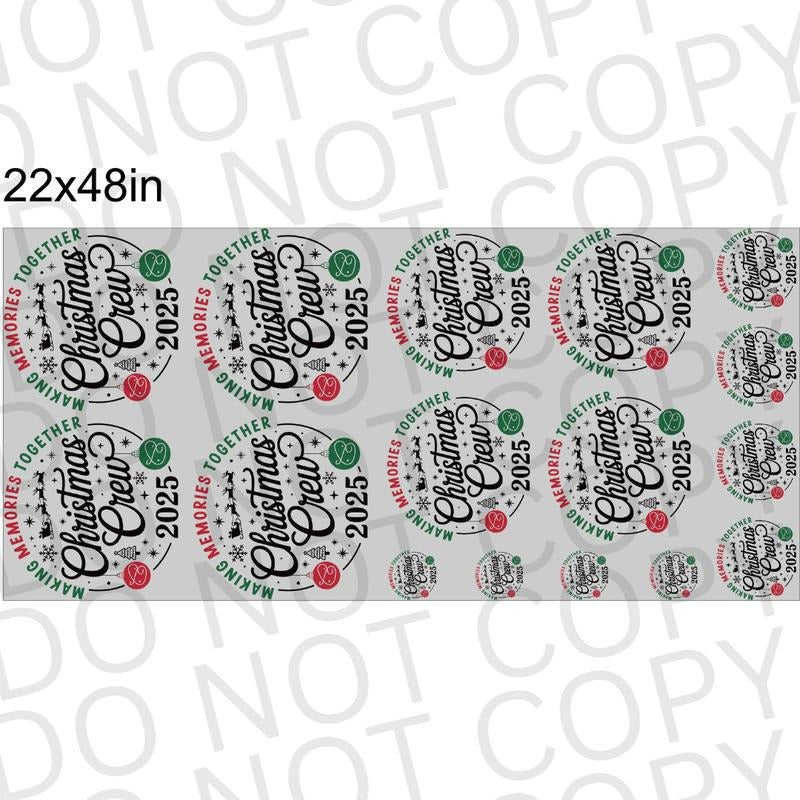 Christmas Crew 2025 DTF 22X48 Pre-Made Gang Sheet T-Shirts, Hoodie, Sweatshirt | CiraTrend.com