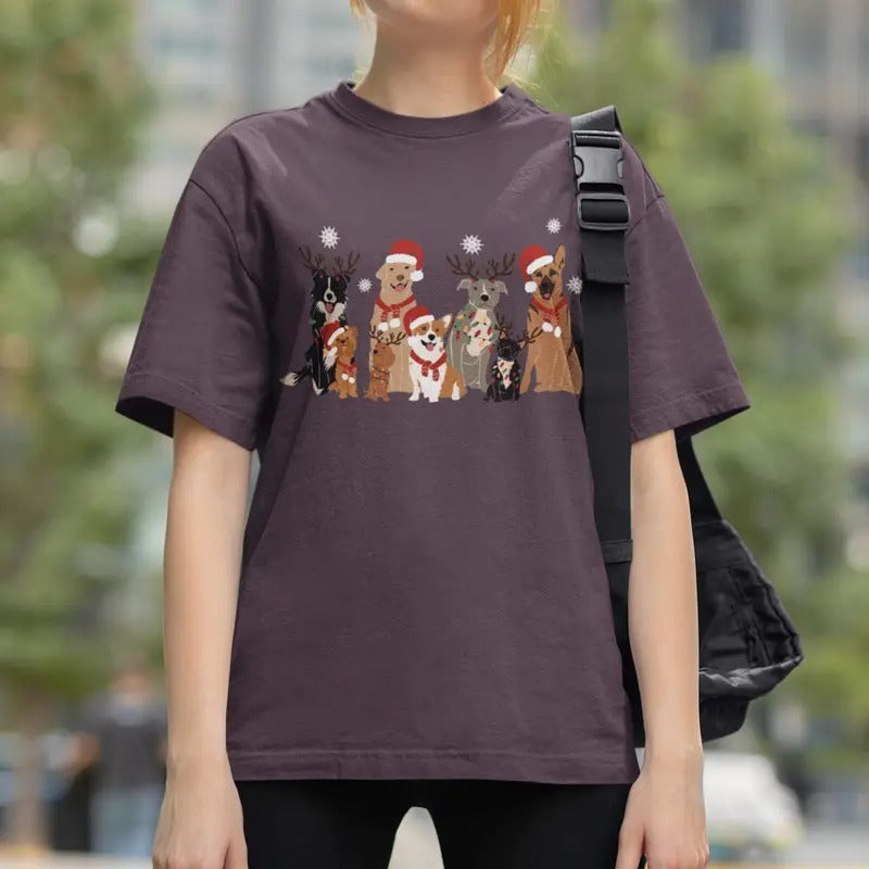 Christmas Dog T Shirt, Dog Owner Christmas Gift, Dog Christmas T Shirt, Holiday Shirt, Christmas Shirt, Dog Gift, Unisex...