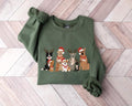 Christmas Dogs Sweatshirt, Dog Lover Sweater, Holiday Sweater, Christmas Shirt, Dog Gift, Cute Dogs, Gift for Dog Lover,...
