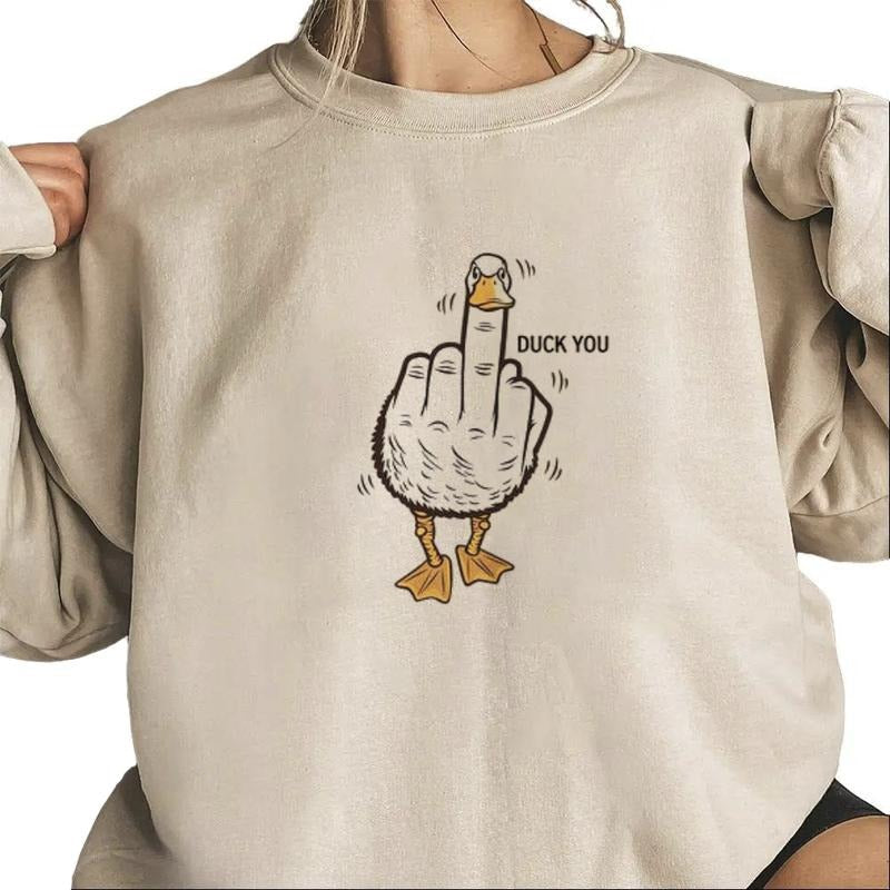 Christmas Duck You Sweatshirt, Duck Christmas Hoodie For Women and men, Funny Meme Duck Funny Crewneck, Funny Christmas...