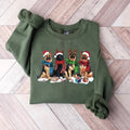 Christmas German Shepherd Sweatshirt, Christmas Dog Shirt, German Shepherd Shirt, German Shepherd Mom Shirt, Dog Lover...