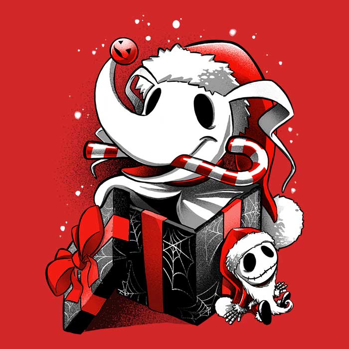 Christmas Ghost Dog - Men's Apparel T-Shirts, Hoodie, Sweatshirt | CiraTrend.com (Image 2)
