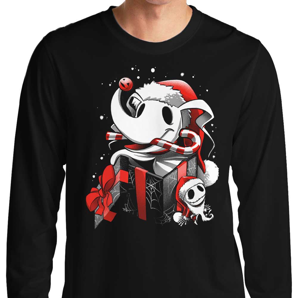 Christmas Ghost Dog - Long Sleeve T-Shirt Hoodie, Sweatshirt | CiraTrend.com (Image 4)