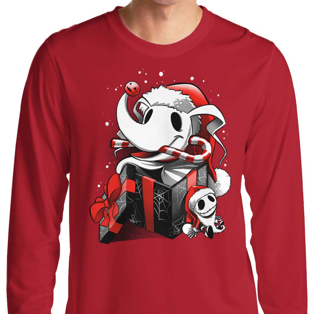 Christmas Ghost Dog - Long Sleeve T-Shirt Hoodie, Sweatshirt | CiraTrend.com (Image 1)