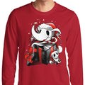 Christmas Ghost Dog - Long Sleeve T-Shirt Hoodie, Sweatshirt | CiraTrend.com (Image 1)