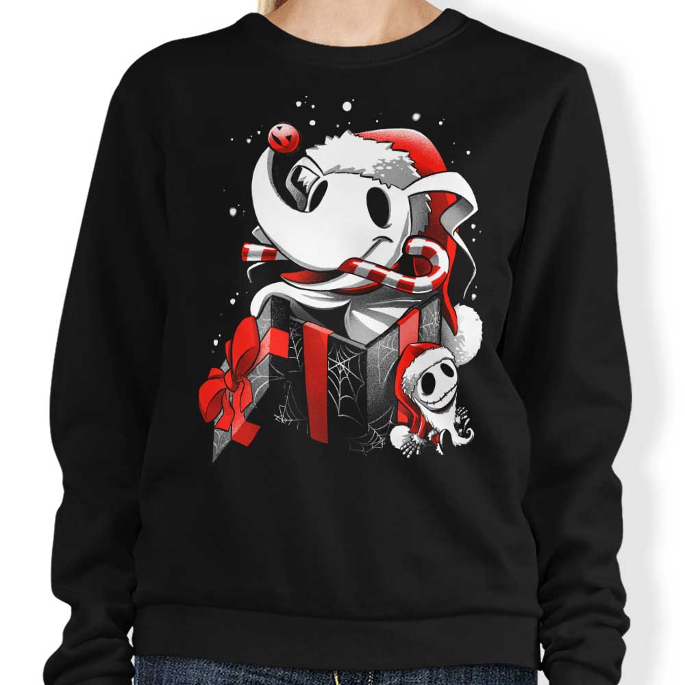 Christmas Ghost Dog - Sweatshirt T-Shirts, Hoodie | CiraTrend.com (Image 3)