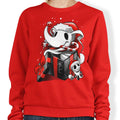Christmas Ghost Dog - Sweatshirt T-Shirts, Hoodie | CiraTrend.com (Image 1)