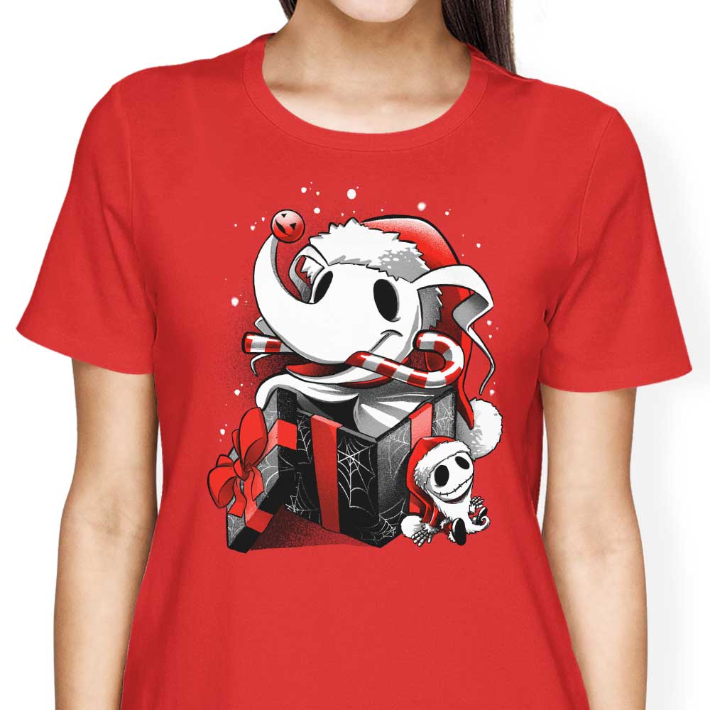 Christmas Ghost Dog - Women's Apparel T-Shirts, Hoodie, Sweatshirt | CiraTrend.com (Image 3)