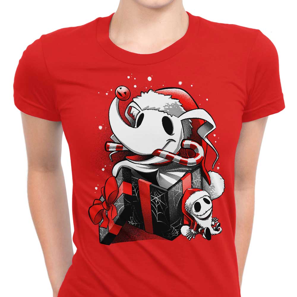 Christmas Ghost Dog - Women's Apparel T-Shirts, Hoodie, Sweatshirt | CiraTrend.com (Image 1)