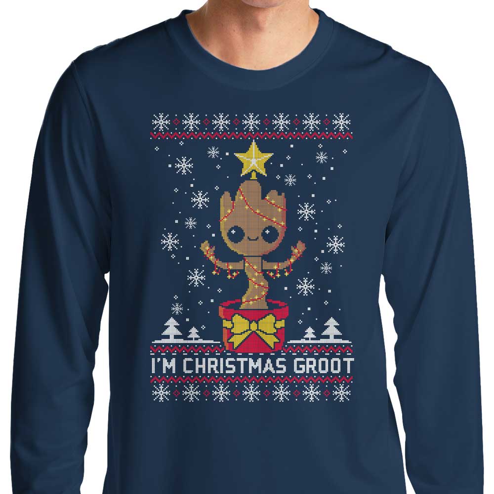 Christmas Groot - Long Sleeve T-Shirt Hoodie, Sweatshirt | CiraTrend.com (Image 3)