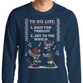 Christmas List Sweater - Long Sleeve T-Shirt Hoodie, Sweatshirt | CiraTrend.com (Image 1)