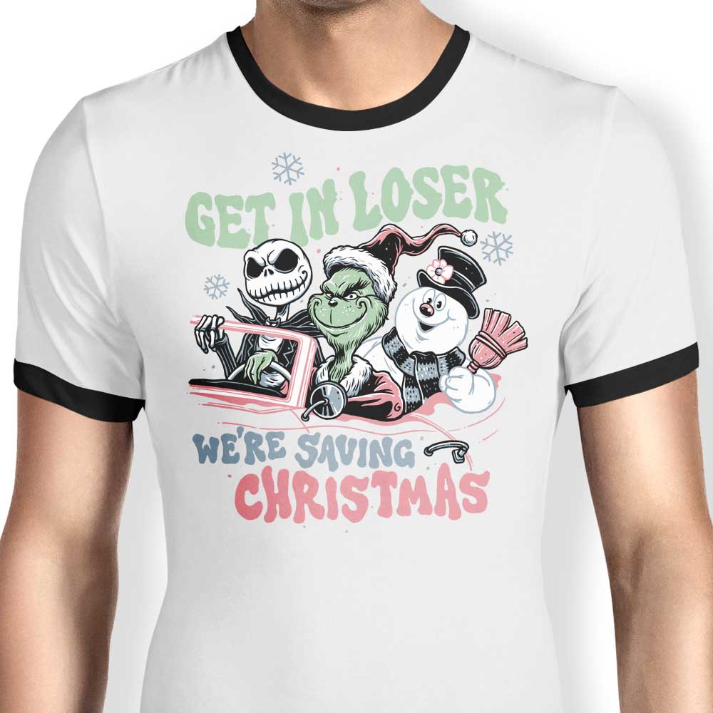 Christmas Losers - Ringer T-Shirt Hoodie, Sweatshirt | CiraTrend.com (Image 1)