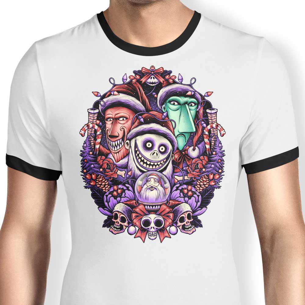 Christmas Mischief - Ringer T-Shirt Hoodie, Sweatshirt | CiraTrend.com (Image 1)