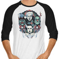 Christmas Monsters - 3/4 Sleeve Raglan T-Shirt Hoodie, Sweatshirt | CiraTrend.com (Image 1)