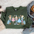 Christmas Nutcracker Sweatshirt, Nutcracker Ballet Shirt, Pink Christmas Sweatshirt, Nuts About Christmas Shirt,...