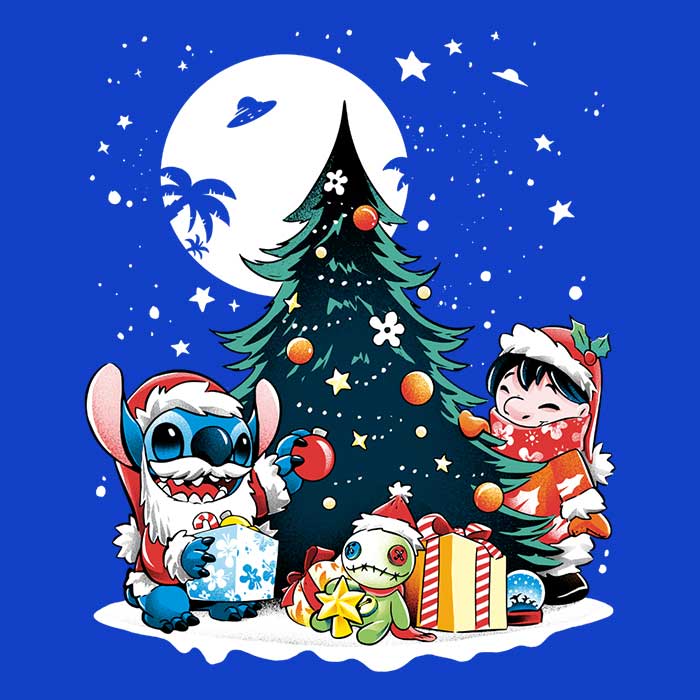 Christmas Ohana - Sweatshirt T-Shirts, Hoodie | CiraTrend.com (Image 2)