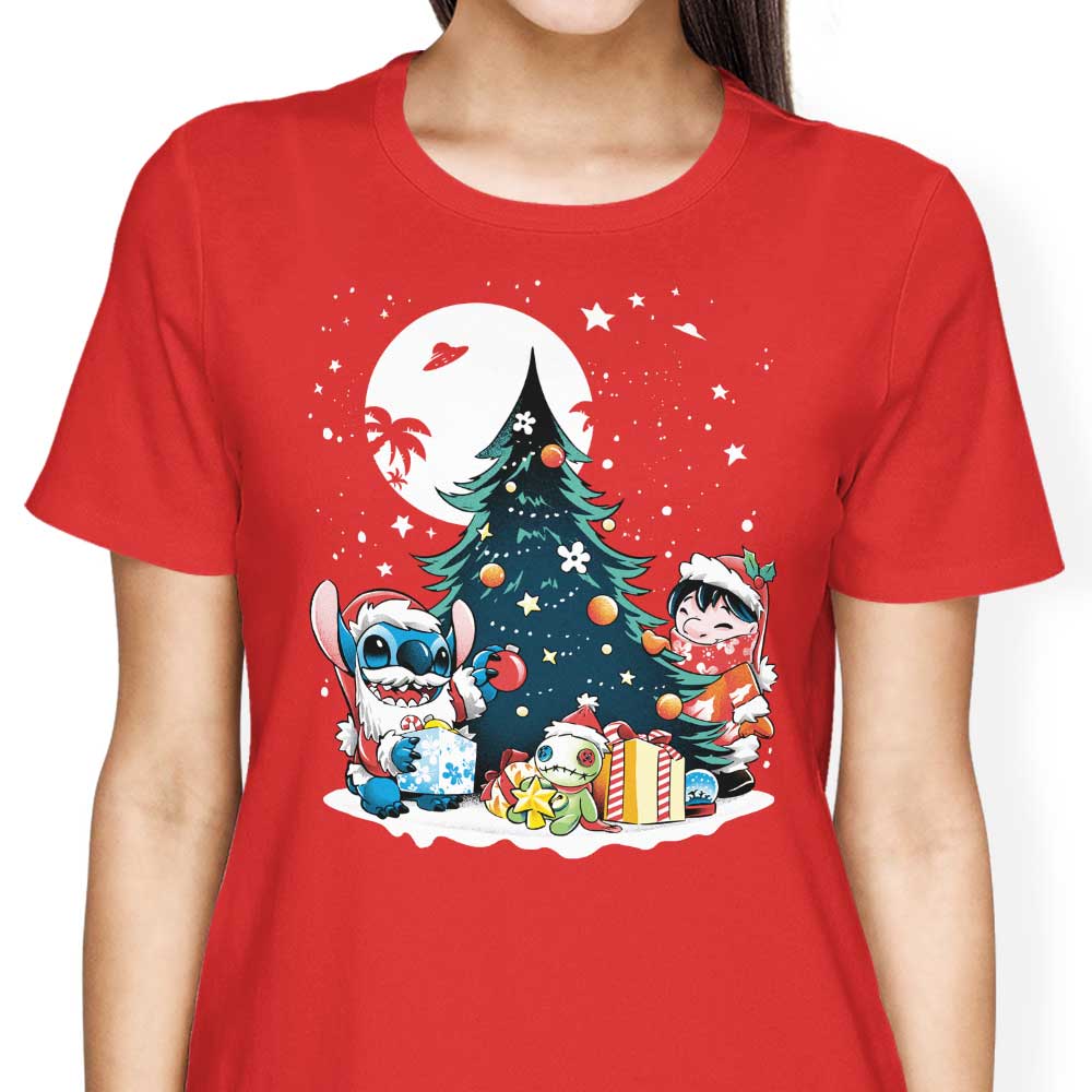 Christmas Ohana - Women's Apparel T-Shirts, Hoodie, Sweatshirt | CiraTrend.com (Image 4)