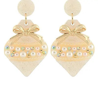 Christmas Ornament Glitter Earrings T-Shirts, Hoodie, Sweatshirt | CiraTrend.com