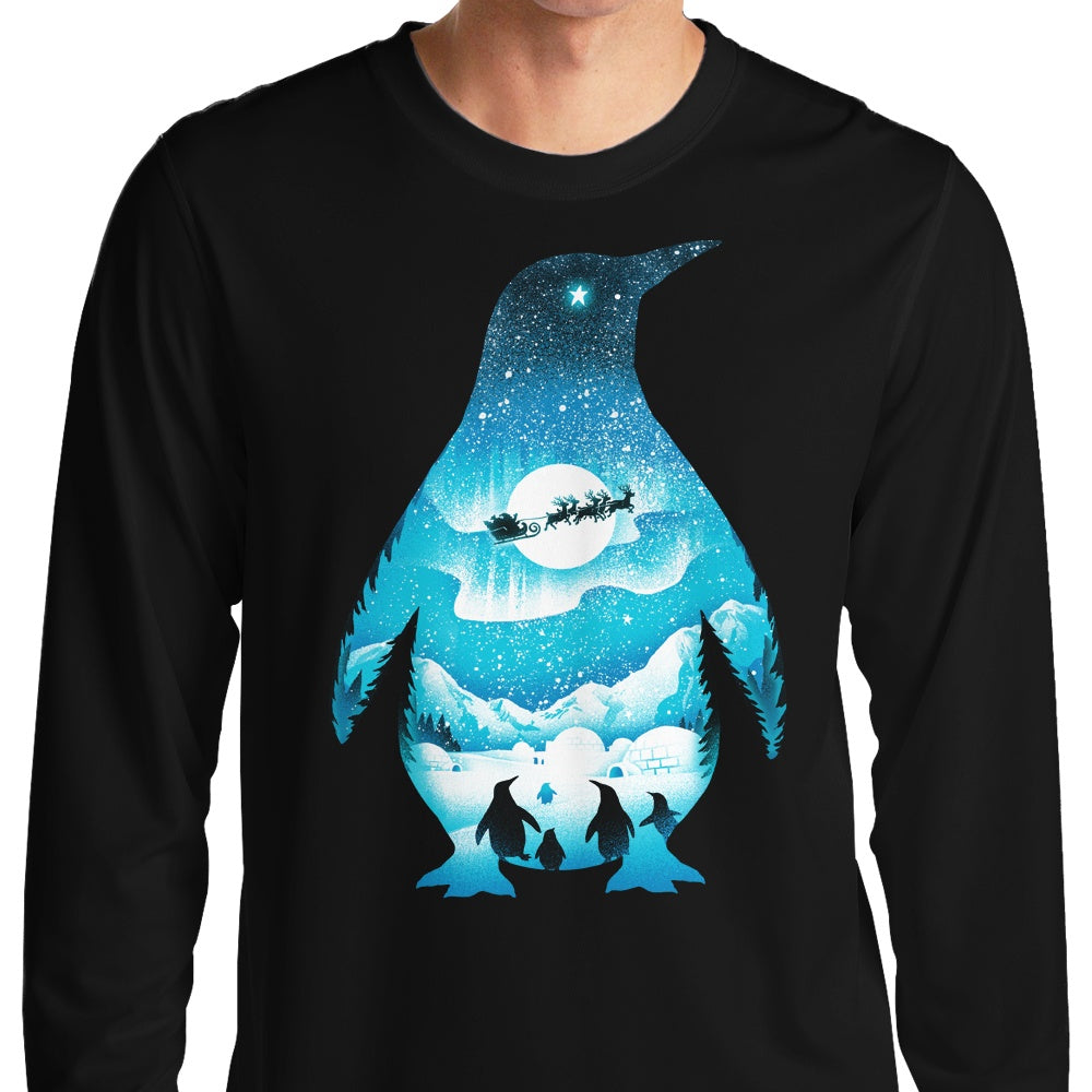 Christmas Penguin - Long Sleeve T-Shirt Hoodie, Sweatshirt | CiraTrend.com (Image 1)