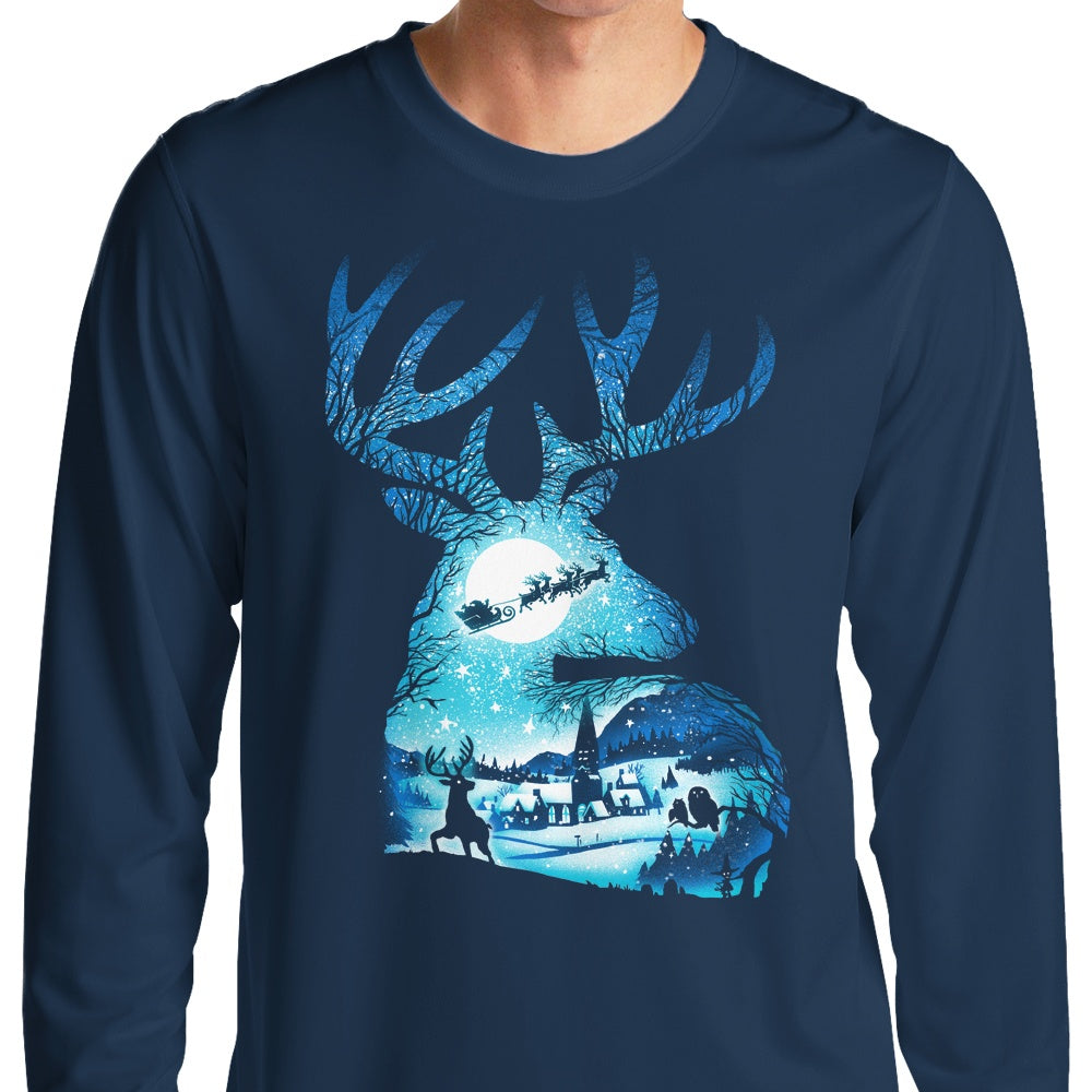 Christmas Reindeer - Long Sleeve T-Shirt Hoodie, Sweatshirt | CiraTrend.com (Image 3)
