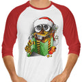 Christmas Robot - 3/4 Sleeve Raglan T-Shirt Hoodie, Sweatshirt | CiraTrend.com (Image 1)