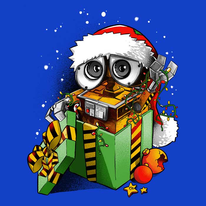 Christmas Robot - Sweatshirt T-Shirts, Hoodie | CiraTrend.com (Image 2)