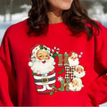 Christmas Santa Coffee Ho Ho Ho Shirt, Merry Christmas Sweatshirt, Santa Claus Latte Coffee Sweatshirt, Friend Family...