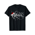 Christmas Shirts - Believe in Santa Believe in Christmas Men's T-Shirt made in usa Hoodie, Sweatshirt | CiraTrend.com