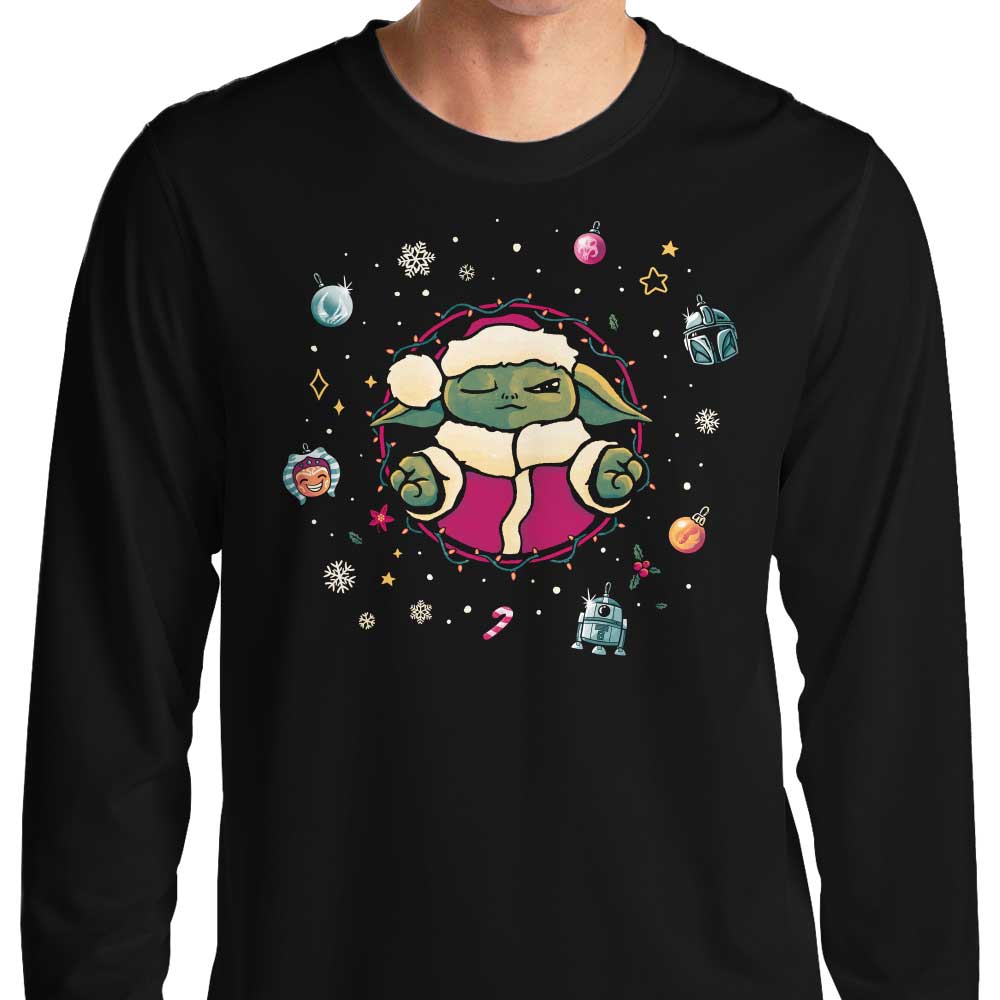 Christmas Tree Meditation - Long Sleeve T-Shirt Hoodie, Sweatshirt | CiraTrend.com (Image 3)