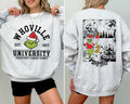 Christmas University 2 Sided Sweatshirt, Vintage Christmas Hoodie, Christmas University Sweatshirt, Retro Christmas...