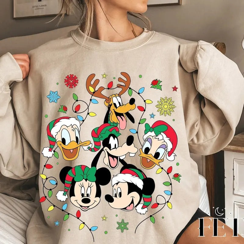 Christmas Walt World Sweatshirt Tshirt, Family Vacation, Christmas Friends Shirt, Holiday Season Shirt Hoodie | CiraTrend.com