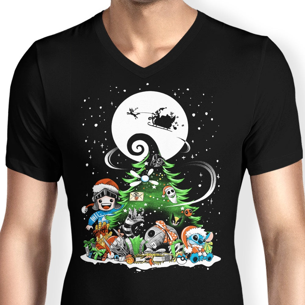 Christmas With Teerion - Men's V-Neck T-Shirts, Hoodie, Sweatshirt | CiraTrend.com (Image 4)