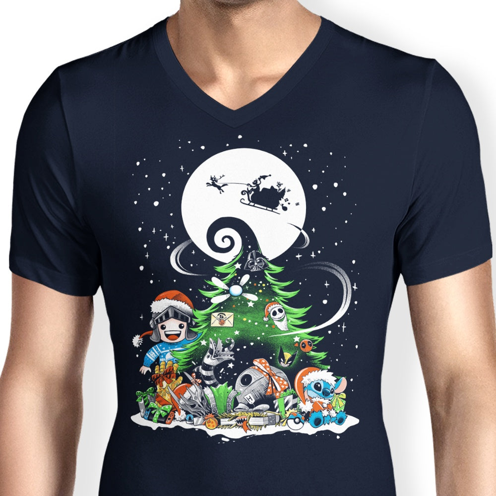 Christmas With Teerion - Men's V-Neck T-Shirts, Hoodie, Sweatshirt | CiraTrend.com (Image 5)