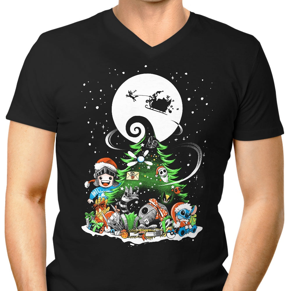 Christmas With Teerion - Men's V-Neck T-Shirts, Hoodie, Sweatshirt | CiraTrend.com (Image 1)