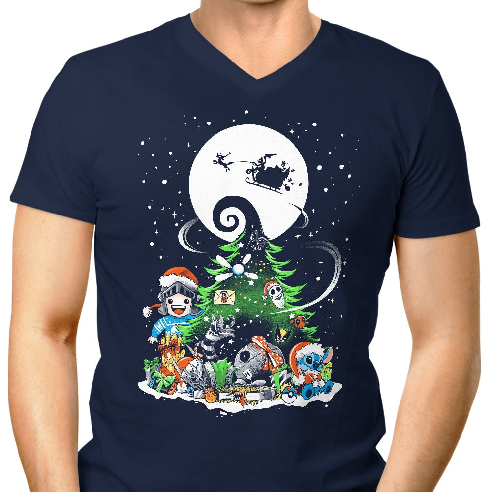 Christmas With Teerion - Men's V-Neck T-Shirts, Hoodie, Sweatshirt | CiraTrend.com (Image 3)