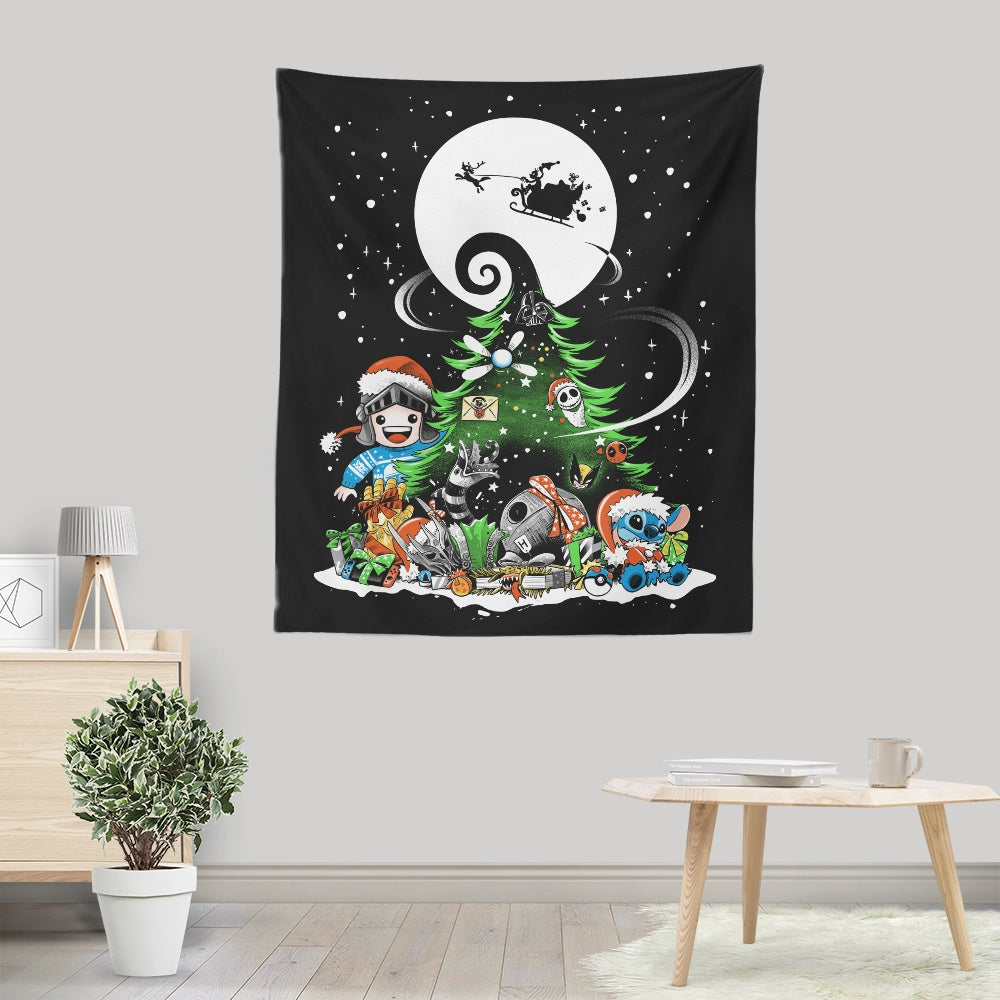 Christmas With Teerion - Wall Tapestry T-Shirts, Hoodie, Sweatshirt | CiraTrend.com (Image 4)