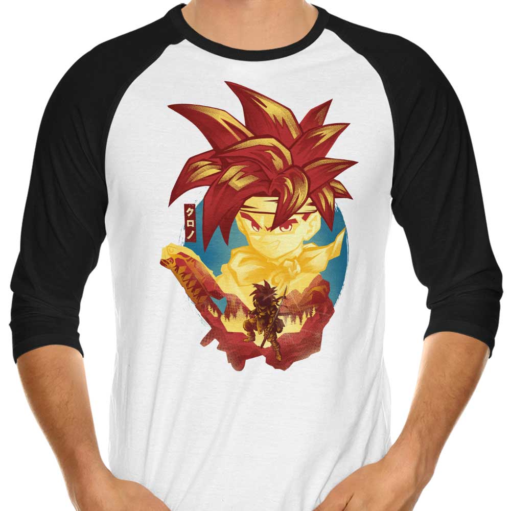 Chrono Attack - 3/4 Sleeve Raglan T-Shirt Hoodie, Sweatshirt | CiraTrend.com (Image 1)
