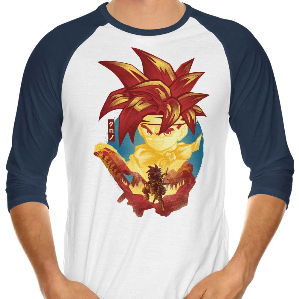 Chrono Attack - 3/4 Sleeve Raglan T-Shirt Hoodie, Sweatshirt | CiraTrend.com (Image 4)