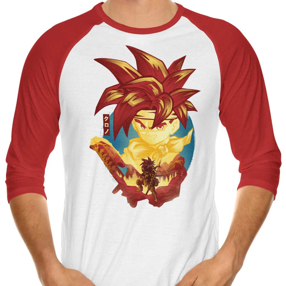 Chrono Attack - 3/4 Sleeve Raglan T-Shirt Hoodie, Sweatshirt | CiraTrend.com (Image 3)