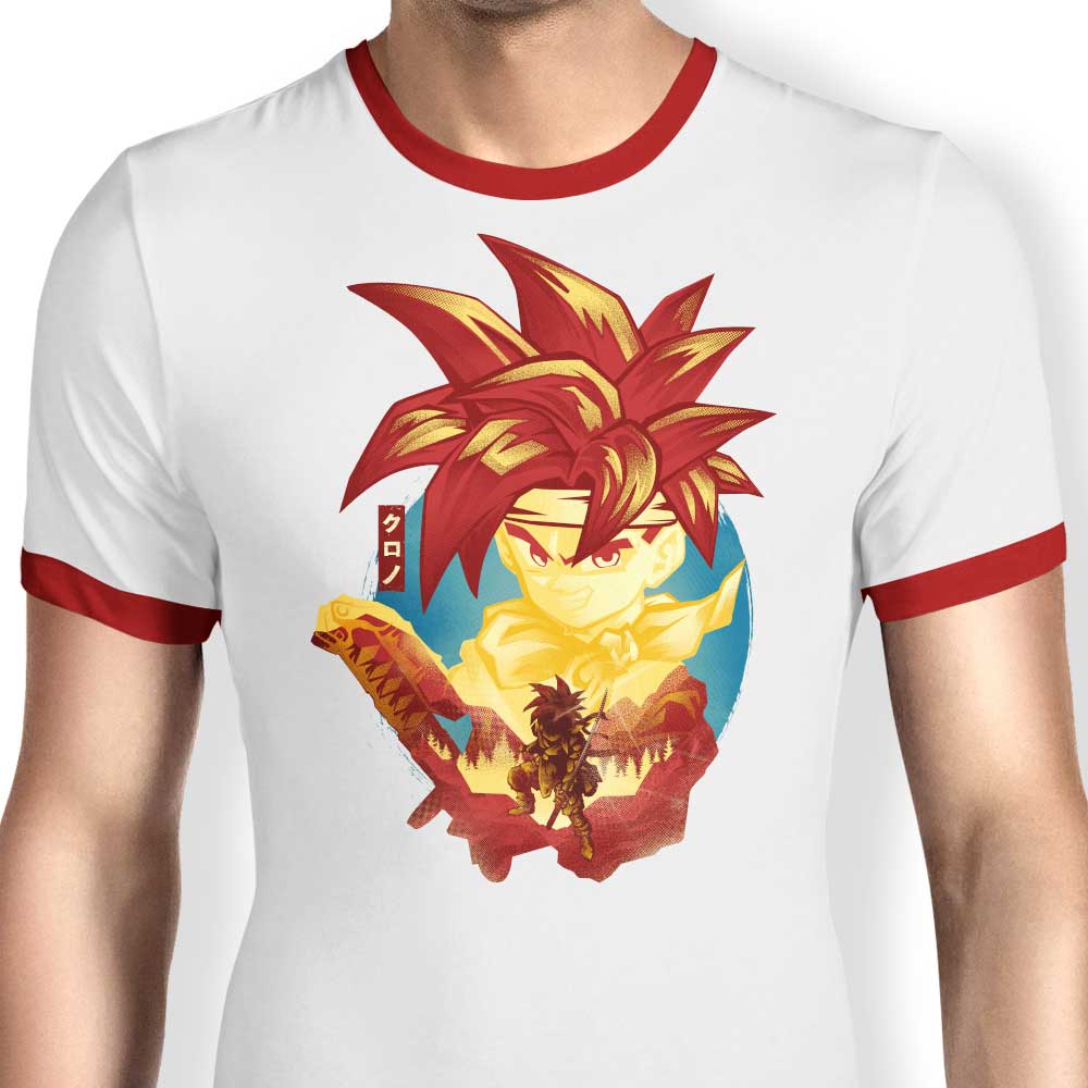 Chrono Attack - Ringer T-Shirt Hoodie, Sweatshirt | CiraTrend.com (Image 3)