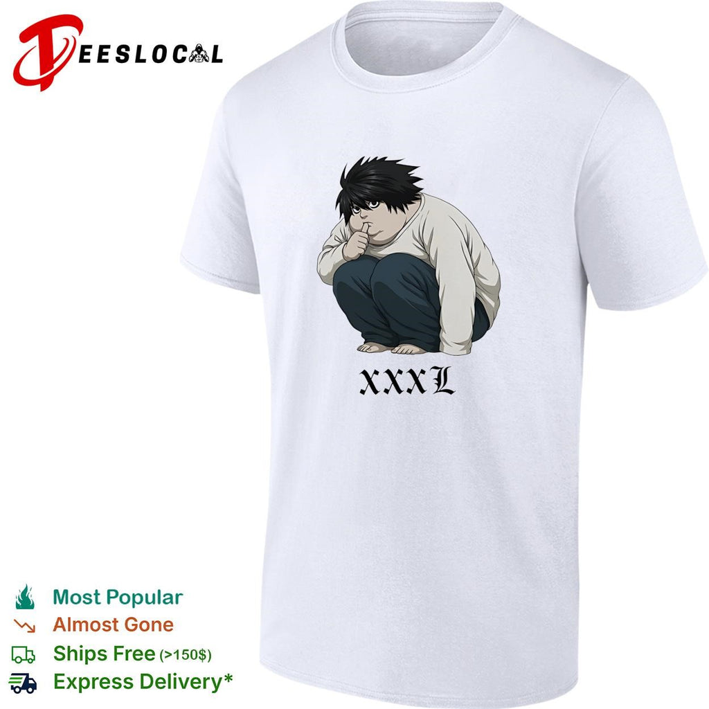 Chubby L Lawliet XXXL meme shirt