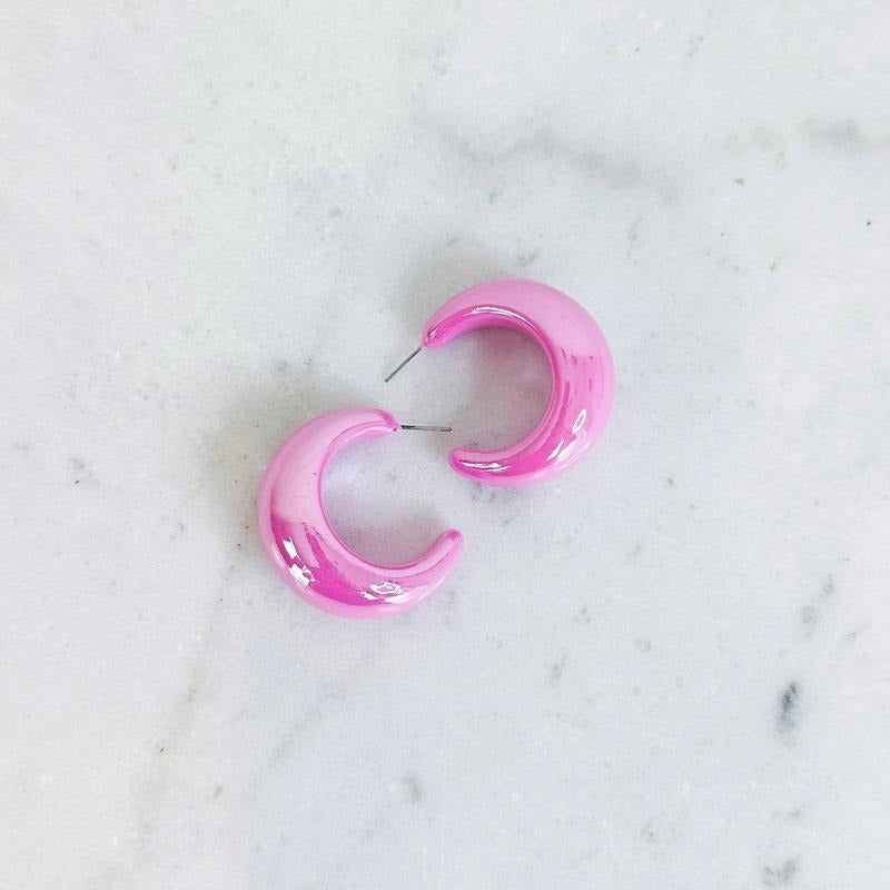 Chunky Crescent Hoop Earrings *Final Sale* T-Shirts, Hoodie, Sweatshirt | CiraTrend.com