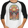 Church of the Sun - 3/4 Sleeve Raglan T-Shirt Hoodie, Sweatshirt | CiraTrend.com (Image 1)